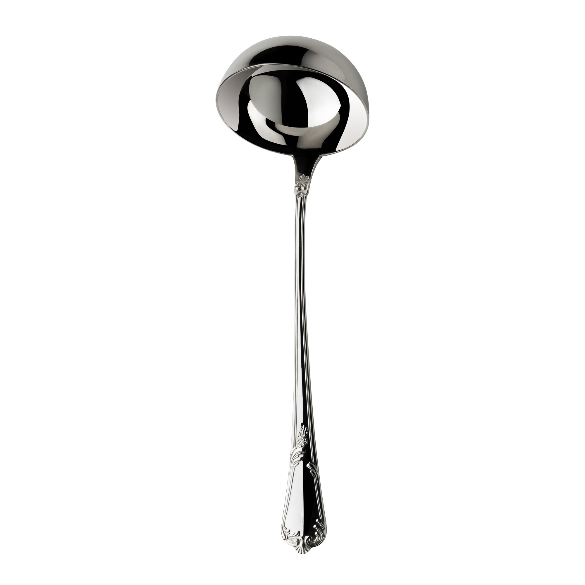 Silver soup ladle - Barock